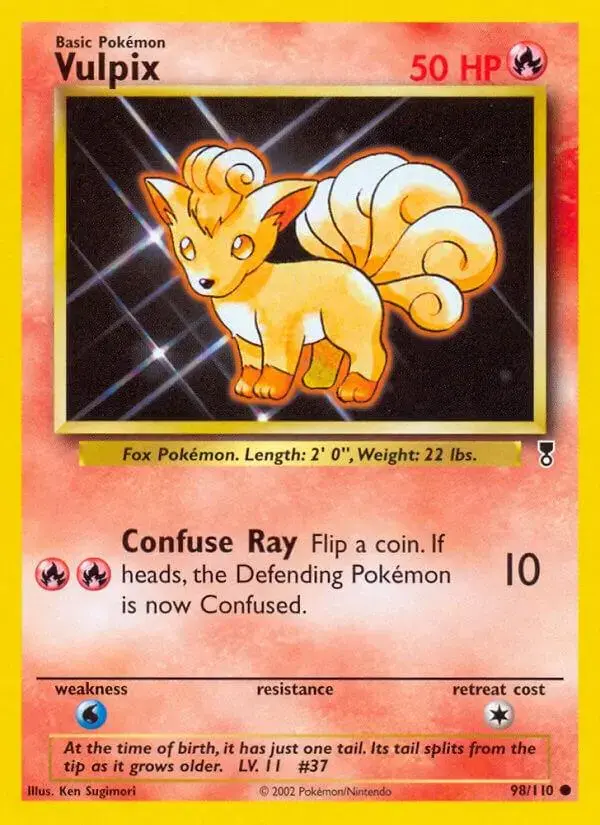 Vulpix - Pokemon Legendary Collection #98