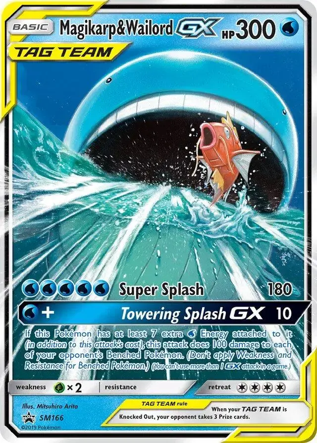 Magikarp & Wailord GX - Pokemon SM Promos #SM166