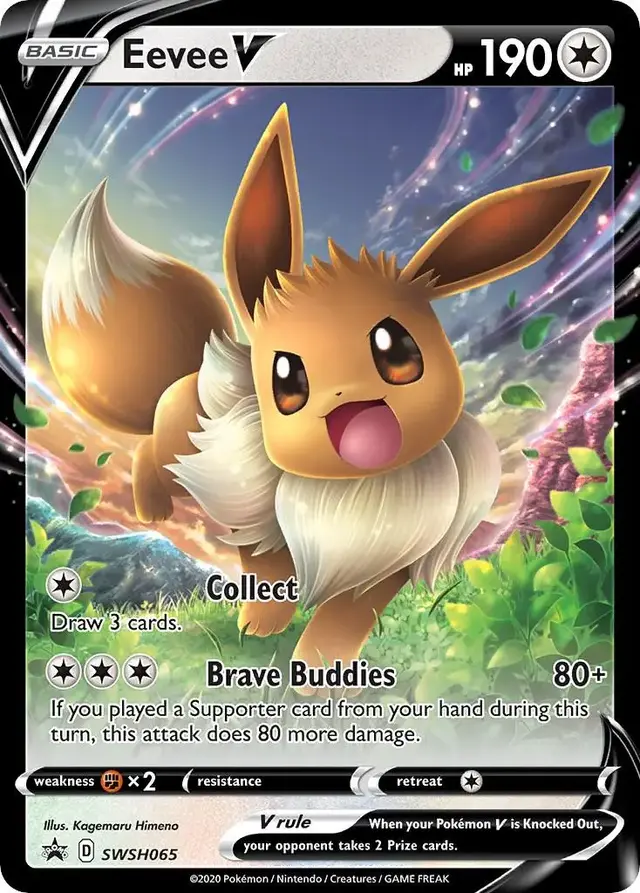 Eevee V - Pokemon Sword & Shield Promos #SWSH065