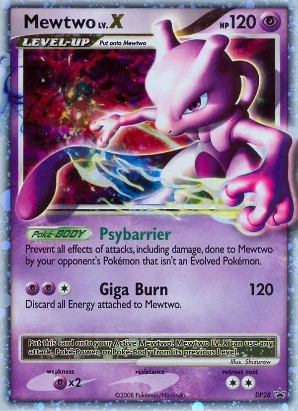 Mewtwo LV.X - Pokemon Diamond and Pearl Promos #DP28