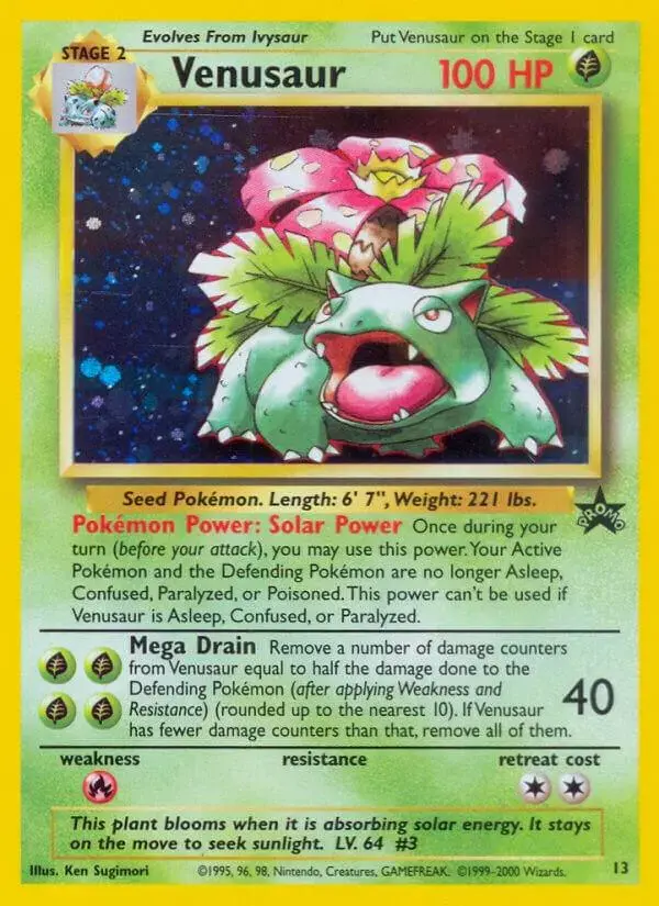 Venusaur - Pokemon WoTC Promos #13