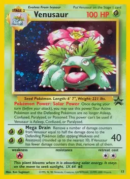 Venusaur #13 - Pokemon WoTC Promos