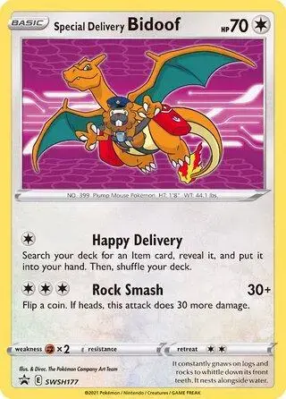Special Delivery Bidoof - Pokemon Sword & Shield Promos #SWSH177