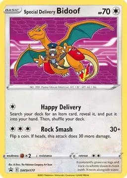 Special Delivery Bidoof #SWSH177 - Pokemon Sword & Shield Promos