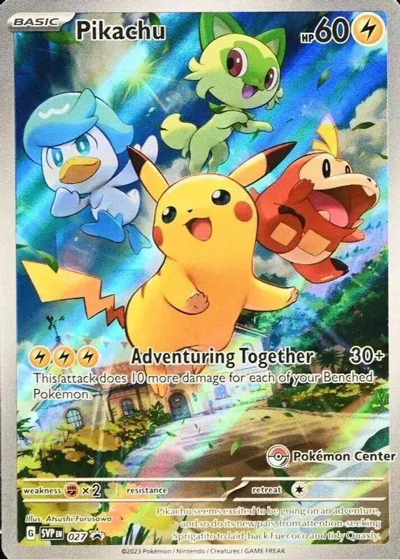 Pikachu [Pokemon Center Stamp] - Pokemon WoTC Promos #27
