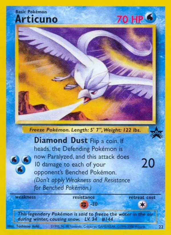 Articuno - Pokemon WoTC Promos #22