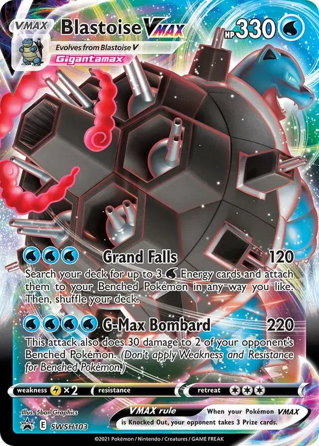 Blastoise VMAX - Pokemon Sword & Shield Promos #SWSH103