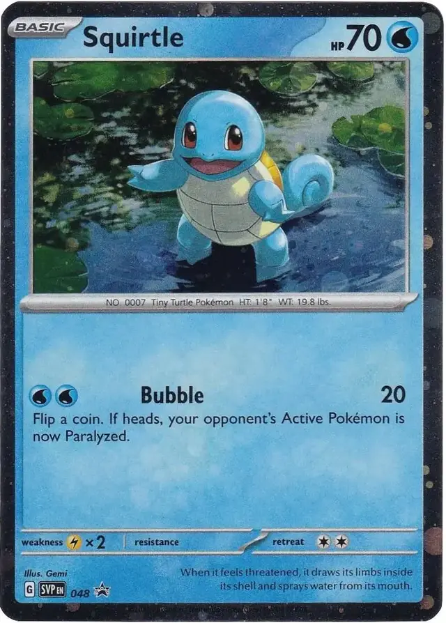 Squirtle - Pokemon Scarlet & Violet Promos #48
