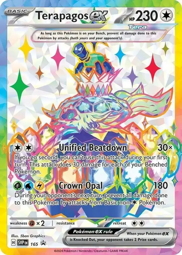 Terapagos Ex - Pokemon Scarlet & Violet Promos #165