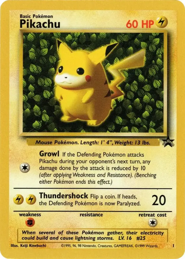 Pikachu - Pokemon WoTC Promos #1