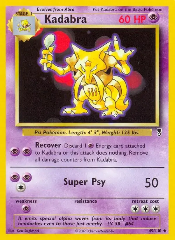Kadabra - Pokemon Legendary Collection #49