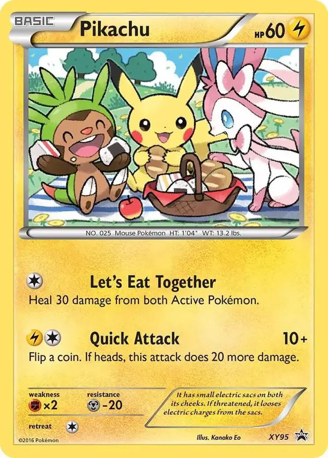 Pikachu - Pokemon XY Promos #XY95