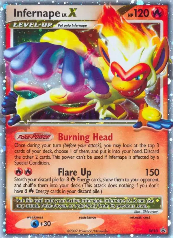 Infernape LV.X - Pokemon Diamond and Pearl Promos #DP10