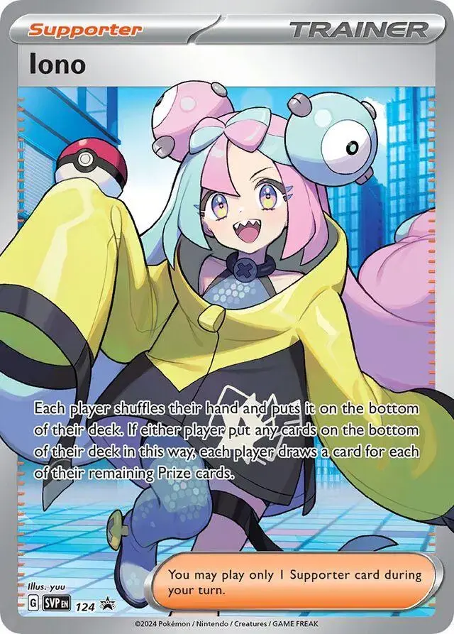 Iono - Pokemon Scarlet & Violet Promos #124