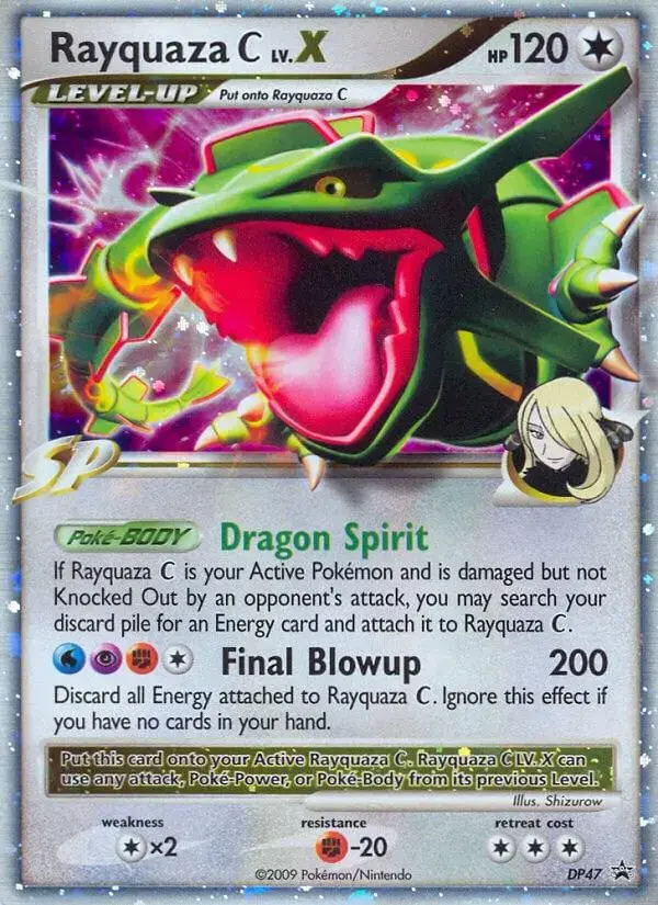 Rayquaza C LV.X - Pokemon Diamond and Pearl Promos #DP47