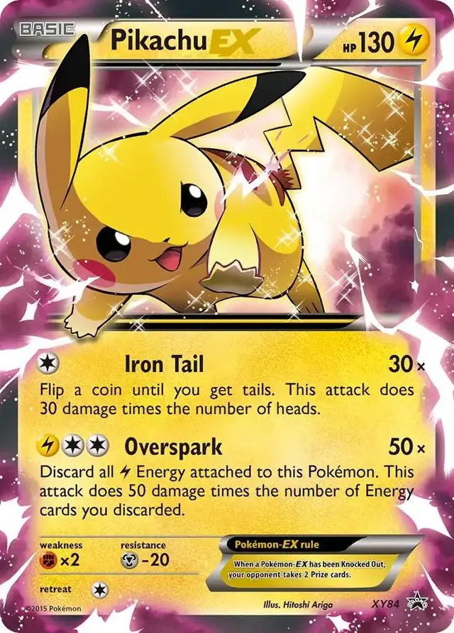 Pikachu EX - Pokemon XY Promos #XY84