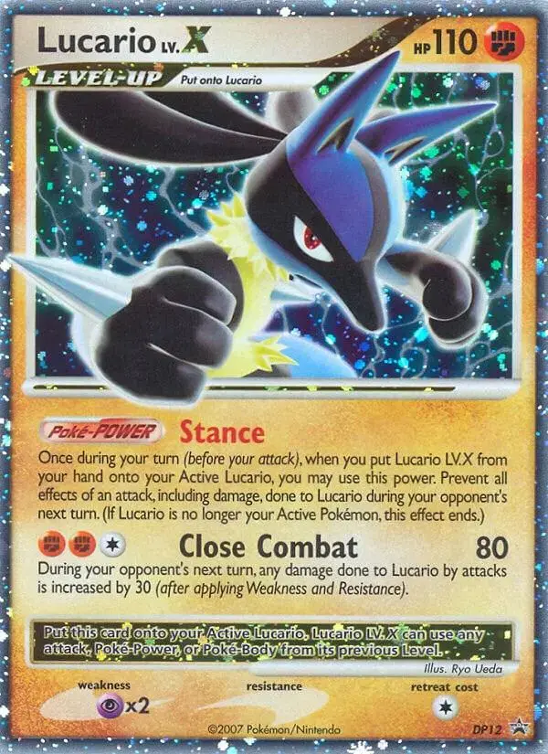 Lucario LV.X - Pokemon Diamond and Pearl Promos #DP12