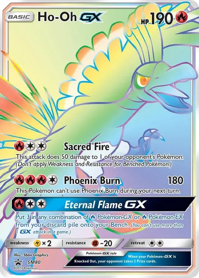 Ho-Oh GX - Pokemon SM Promos #SM80
