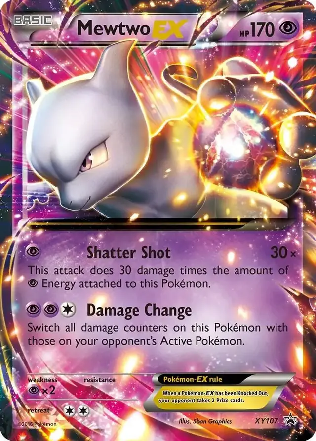Mewtwo EX - Pokemon XY Promos #XY107