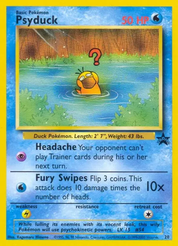 Psyduck - Pokemon WoTC Promos #20