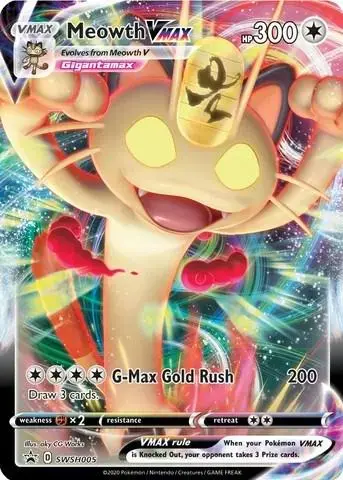Meowth VMAX - Pokemon Sword & Shield Promos #SWSH005