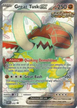 Great Tusk ex - Pokemon Scarlet & Violet Promos #72