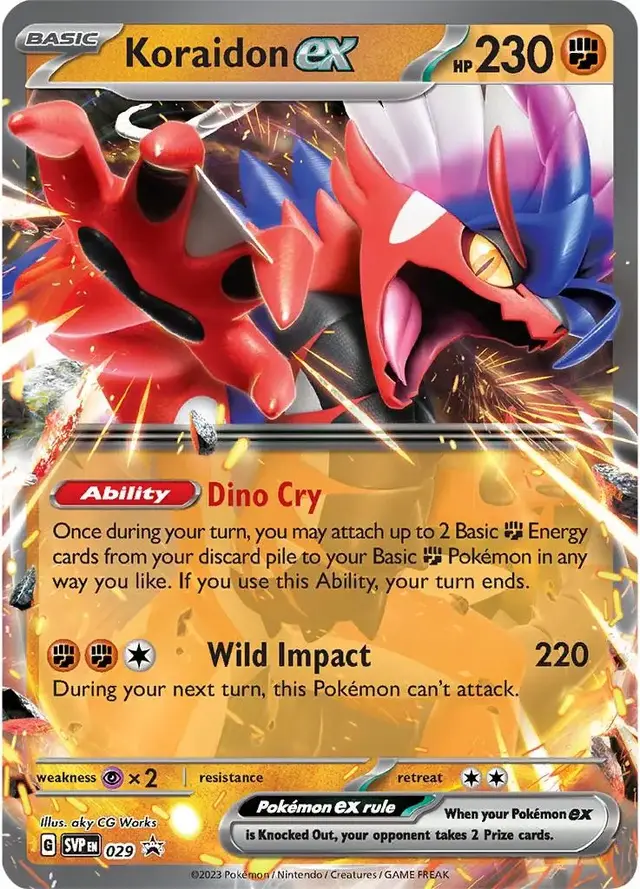 Koraidon ex - Pokemon Scarlet & Violet Promos #29