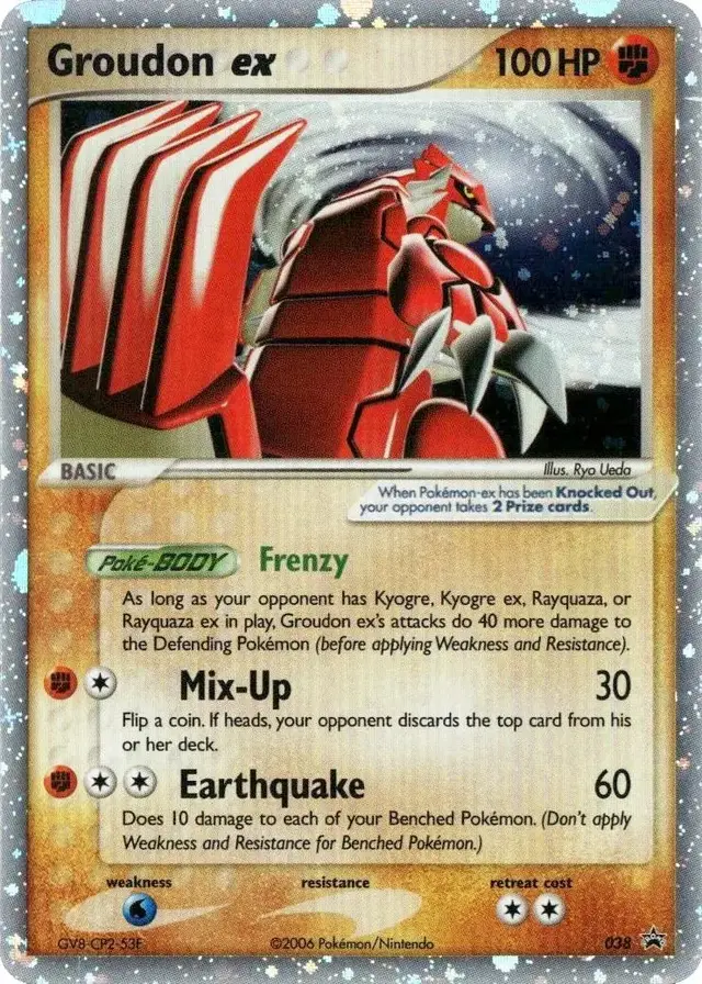 Groudon EX - Pokemon Nintendo Promos #38