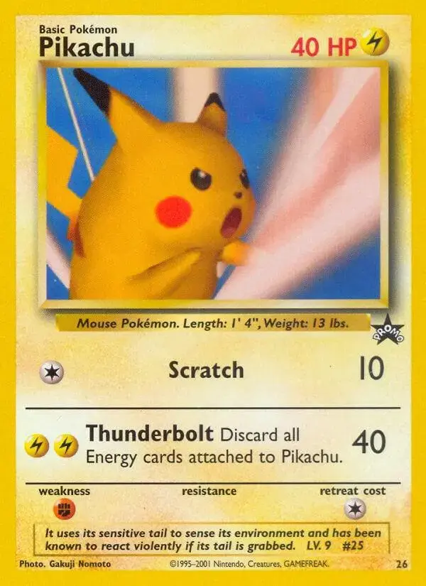 Pikachu - Pokemon WoTC Promos #26