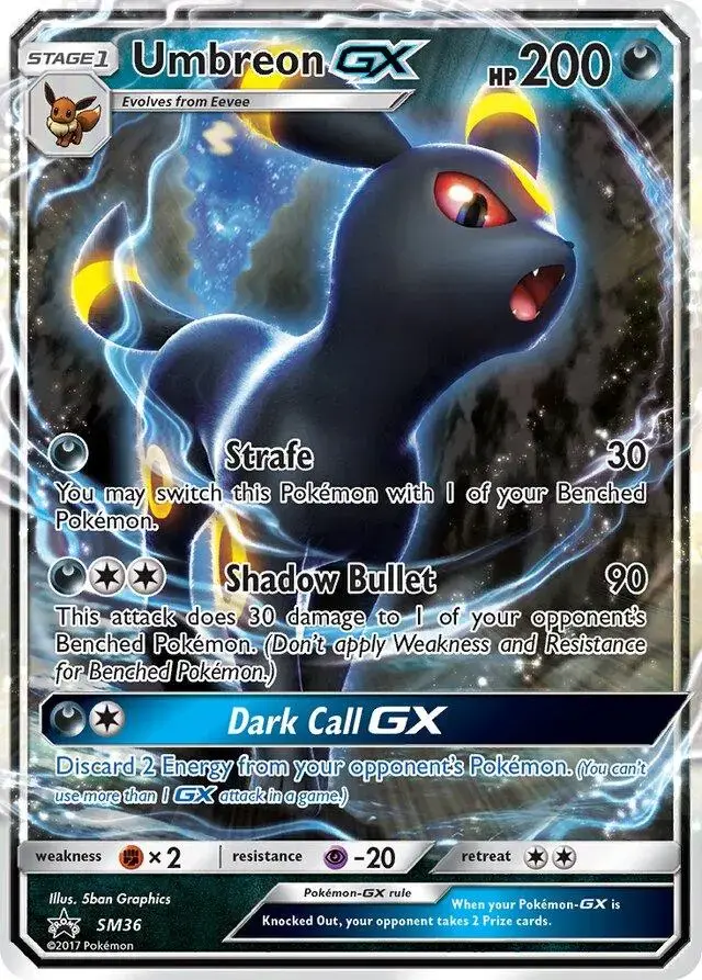 Umbreon GX - Pokemon SM Promos #SM36