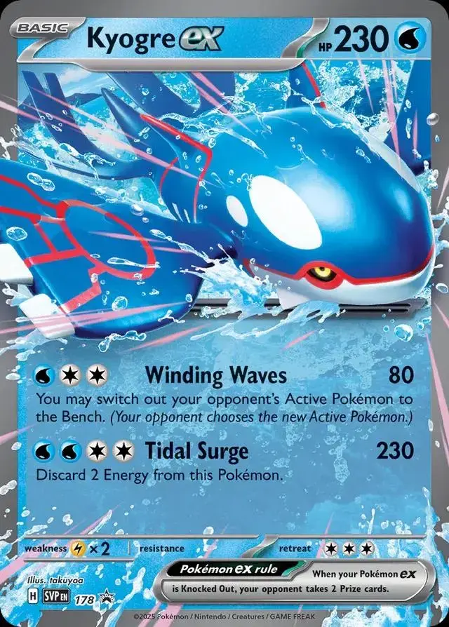 Kyogre Ex - Pokemon Scarlet & Violet Promos #178