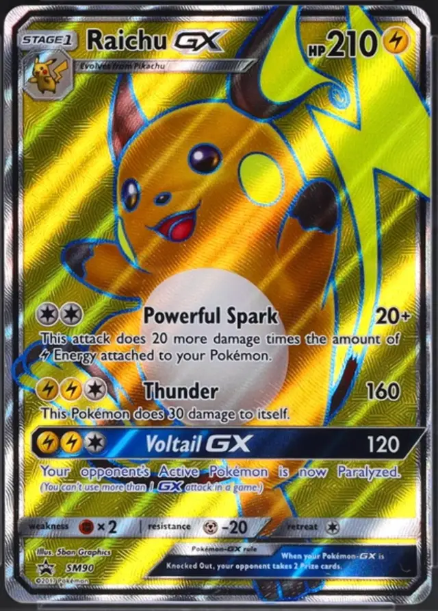 Raichu GX - Pokemon SM Promos #SM90