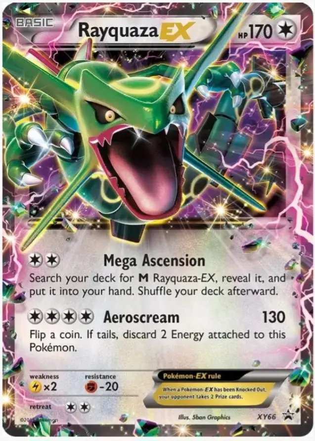 Rayquaza EX - Pokemon XY Promos #XY66