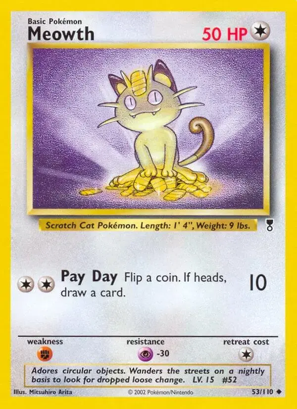 Meowth - Pokemon Legendary Collection #53