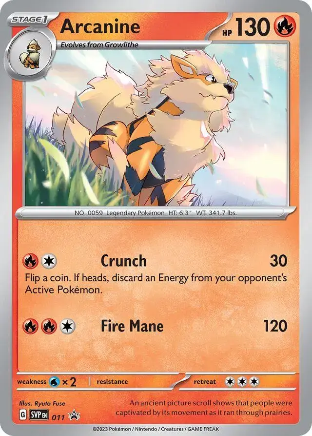 Arcanine - Pokemon Scarlet & Violet Promos #11