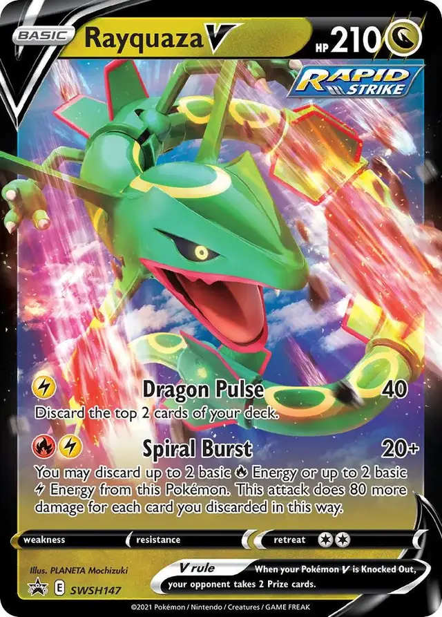 Rayquaza V - Pokemon Sword & Shield Promos #SWSH147