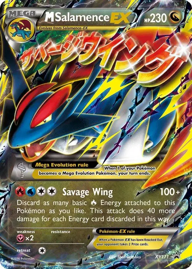Mega Salamence EX - Pokemon XY Promos #XY171