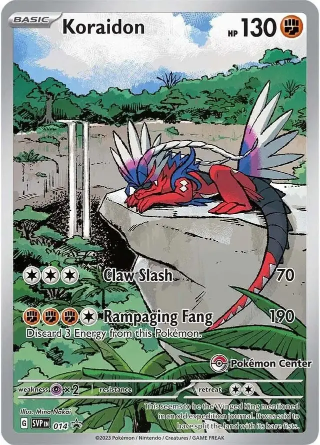 Koraidon [Pokemon Center] - Pokemon Scarlet & Violet Promos #14