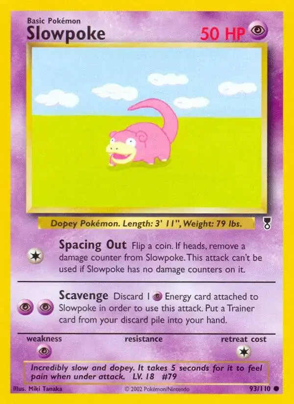 Slowpoke - Pokemon Legendary Collection #93