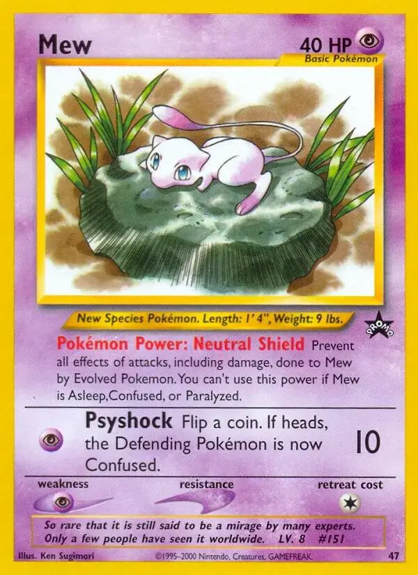 Mew - Pokemon WoTC Promos #47