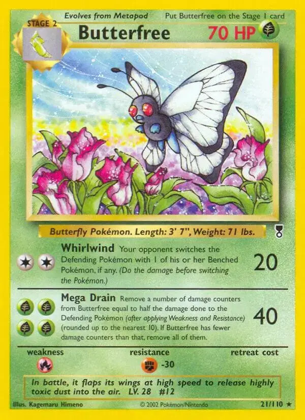 Butterfree - Pokemon Legendary Collection #21