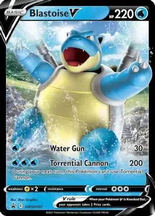 Blastoise V - Pokemon Sword & Shield Promos #SWSH101