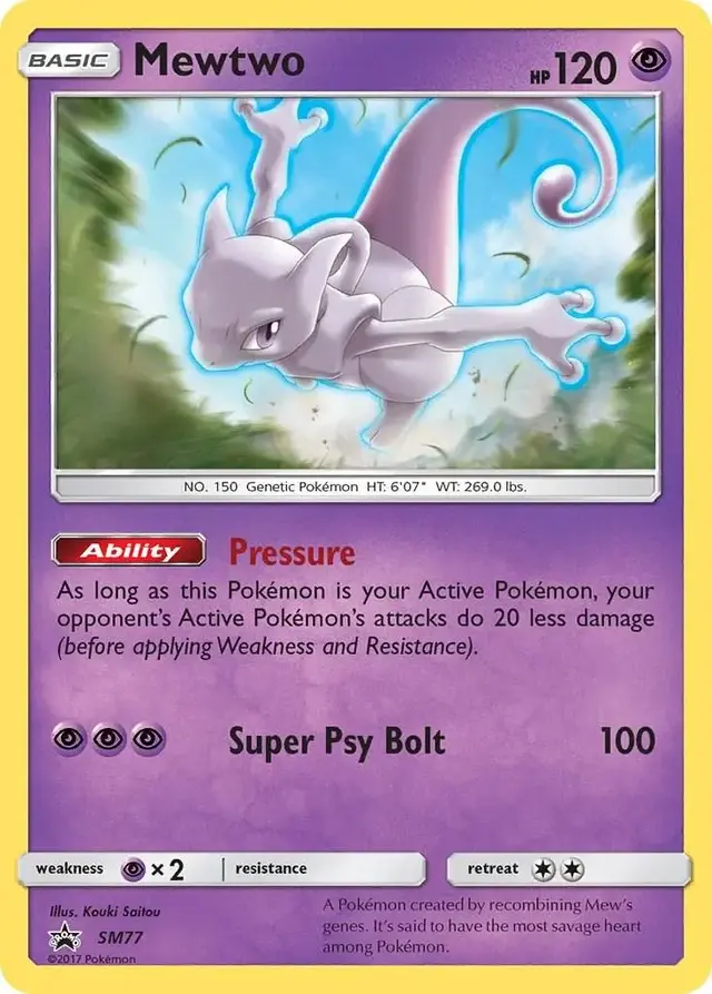 Mewtwo - Pokemon SM Promos #SM77