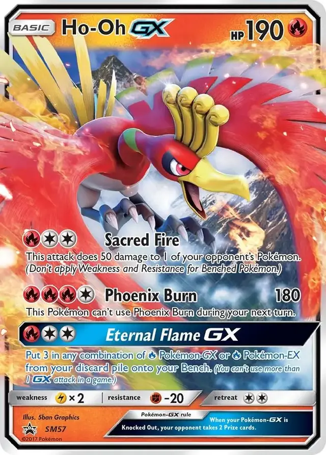 Ho-Oh GX - Pokemon SM Promos #SM57
