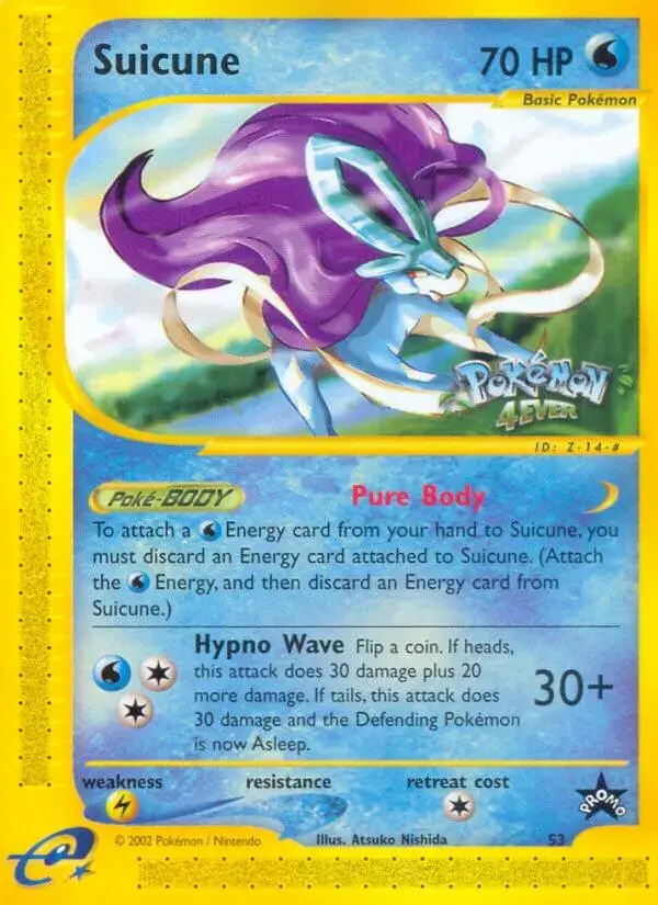 Suicune - Pokemon WoTC Promos #53