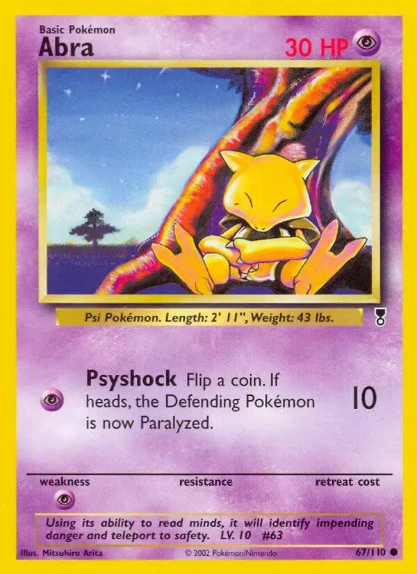 Abra - Pokemon Legendary Collection #67