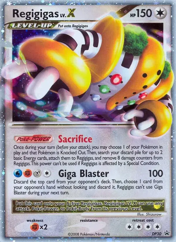 Regigigas LV.X - Pokemon Diamond and Pearl Promos #DP30
