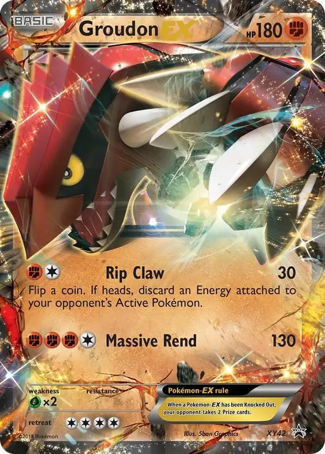 Groudon EX - Pokemon XY Promos #XY42
