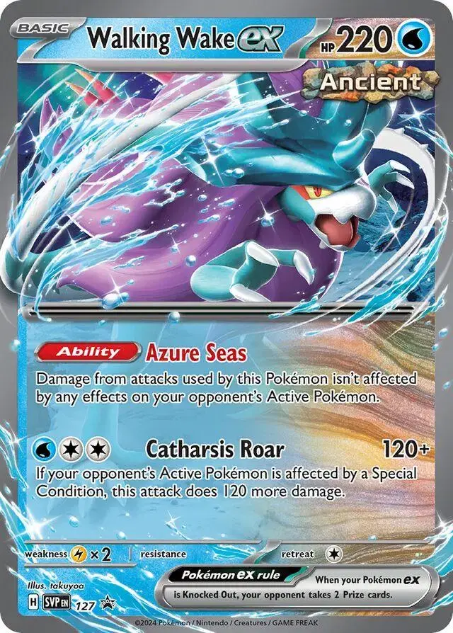Walking Wake Ex - Pokemon Scarlet & Violet Promos #127