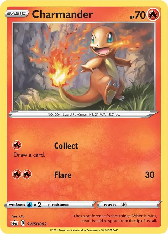 Charmander - Pokemon Sword & Shield Promos #SWSH092